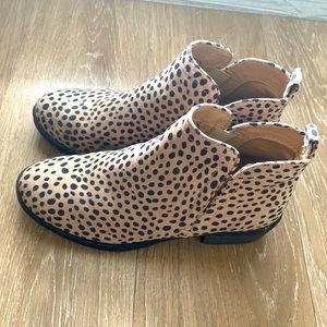 Leopard Ankle Boots